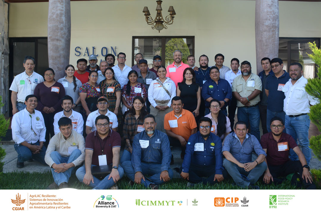 Fotografía grupal del Hub Meeting del InnovaHub Occidente de Honduras. (Foto: Francisco Alarcón / CIMMYT)