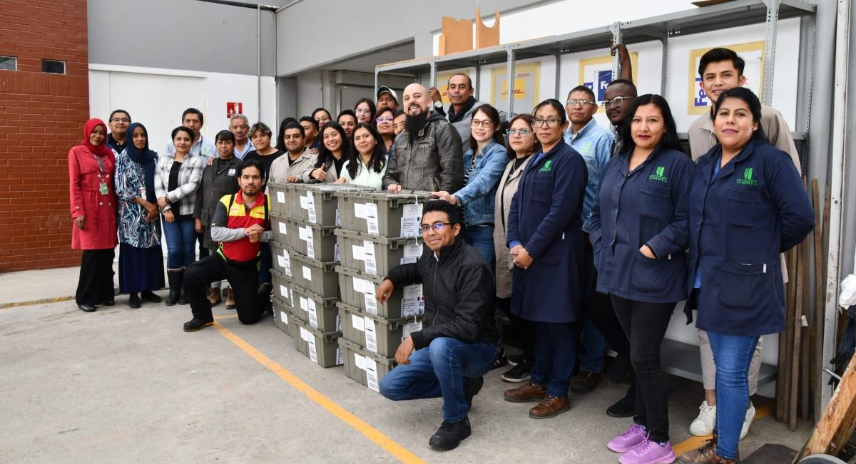 Equipo del Banco de Germoplasma que participó en el nuevo envío de semillas a Svalbard. (Foto: Jenifer Morales / CIMMYT)